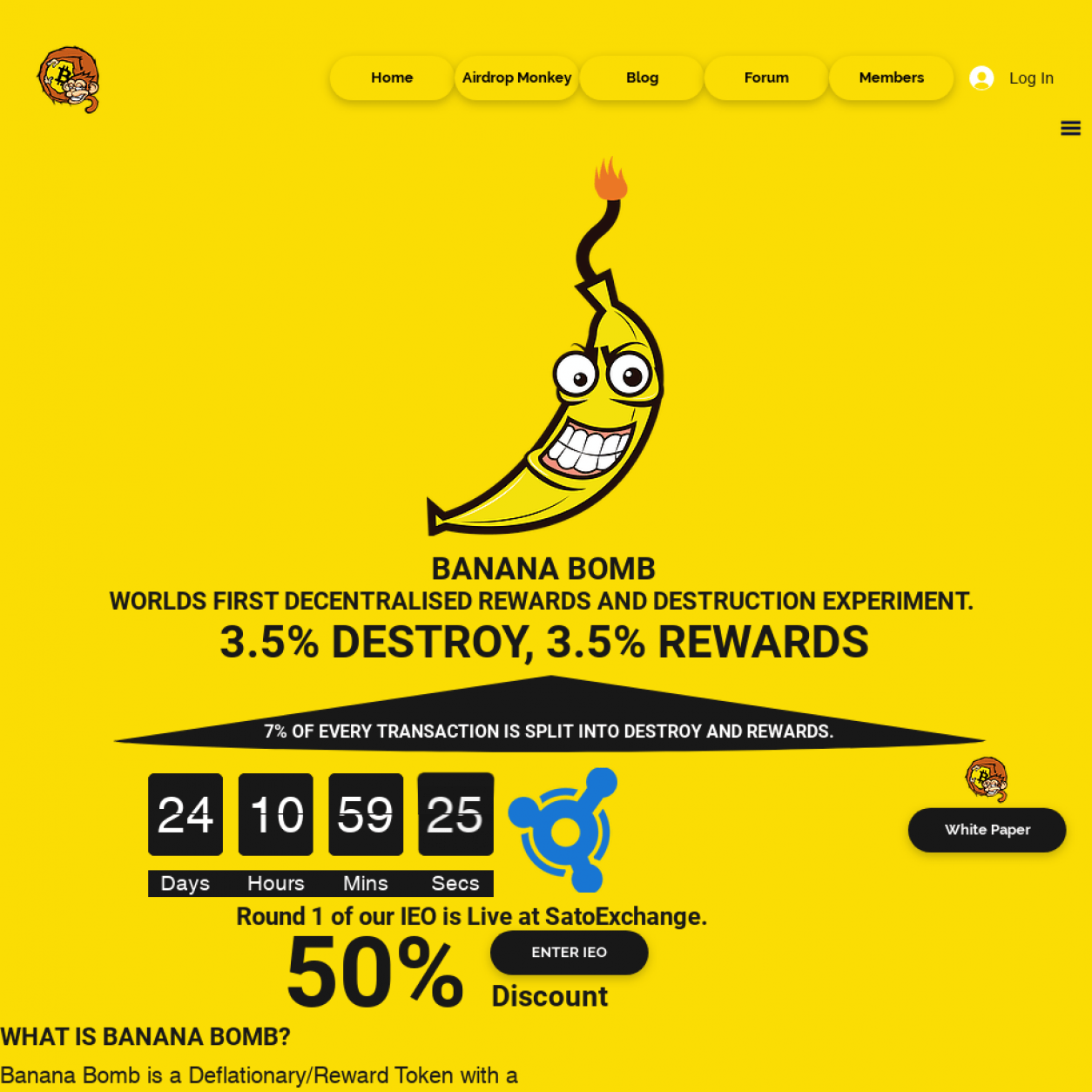 Banana Bomb IEO