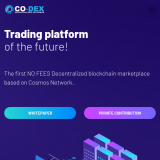 Co-DEX Exchange ICO