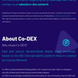 Co-DEX Exchange ICO