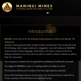 MANINGI Mines ICO