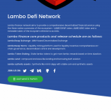Lambo Defi Network ICO
