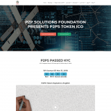 P2P solutions foundation ICO